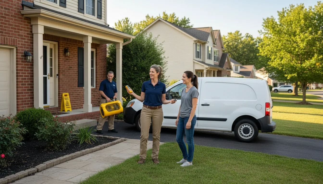 Water restoration image for Fire And Smoke Damage Restoration in Freeport, OH